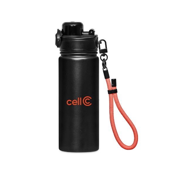 cell-c-metal-bottle-with-lanyard